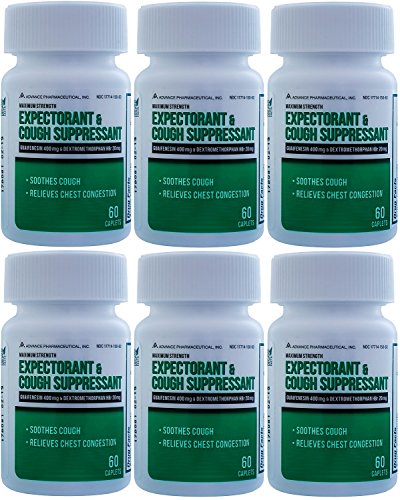 Mucus DM Expectorant Cough Suppressant 360 Caplets Generic DM Cough
