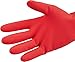 BNYD Kitchen Cleaning Gloves, Latex Dishwashing Waterproof Gloves, Heated Gardening Rubber Gloves (Red)