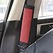 SEG Direct Black and Red Seat Belt Pads Pack of 2