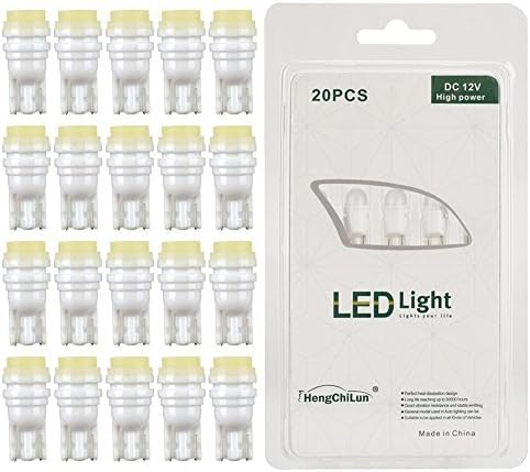 20 x T10 194 168 2825 W5W Wedge LED bulbs 12V LED White Lights Bulb Super Bright Backup Reverse LED Replacement Light for Car Interior Lights Brake Lights,Tail Lights