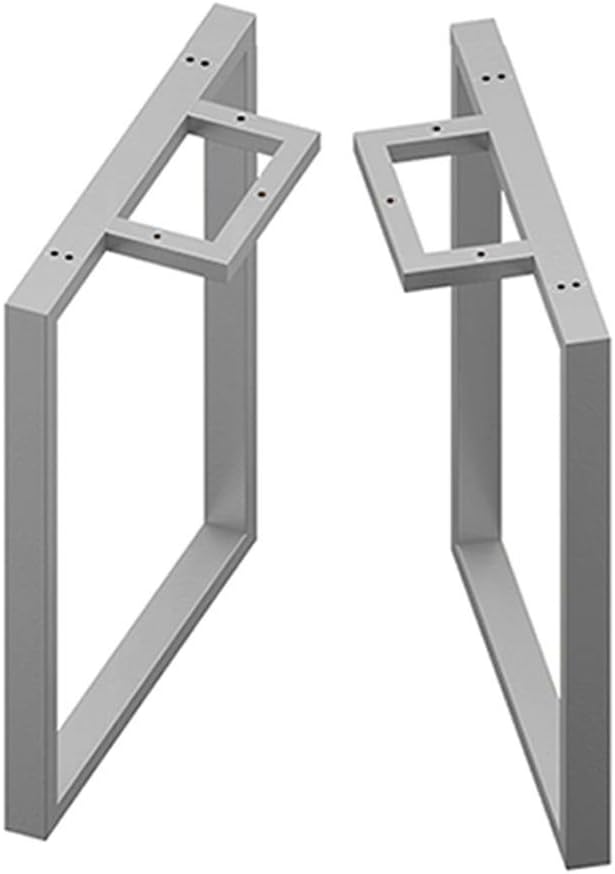 2 Möbelfüße Tischbeine Halterung Metallbeine Verstellbare Computer