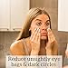 Fifth & Skin Caffeine Eye Cream – Made in USA! Eye Whip - 1 OZ - Natural - Organic – Vegan & Cruelty Free – for Puffy Eyes, Dark Circles, Fine Lines - w/Hyaluronic Acid