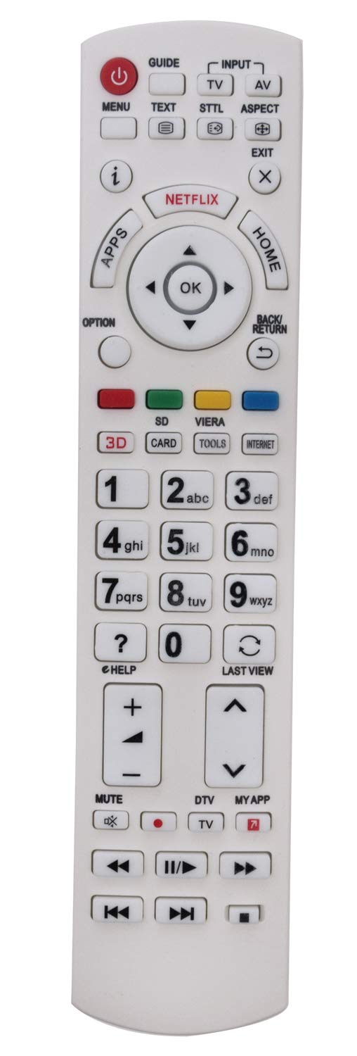 ALLIMITY N2QAYB000842 N2QAYB001009 Remote Control Replaced for Panasonic Viera LED TV TX-32DSN608 TX-32DSW504S TX-39AS650E TX-39ASW504 TX-39ASW654 TX-40AS640B TX-40CS620E TX-40CS630E TX-40CSN638