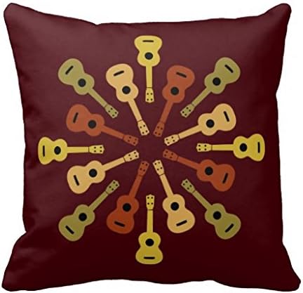 Ukulele Throw Pillow Case
