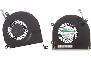 Willhom Left + Right CPU Cooling Fan (661-4951,661-4952, 922-8702,922-8703) Replacement for MacBook Pro 15" A1286 (2008, 2009