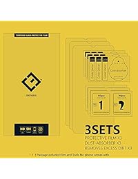 LG Stylo 3 Protector de visualización de vidrio templado (3 paquetes) Transparente Anti-Glare ultrafina dureza de 9H a prueba de roturas anti-rasguño Cubierta oleófuga película protectora de visualización para LG Stylo 3 LS777 l83bl l84vl M430