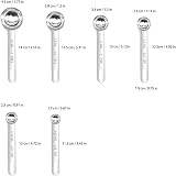 WEIQILE Measuring Spoons Set 6 Pcs Stainless Steel Bake Cook Kitchen view 2