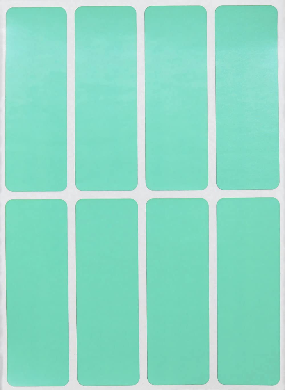 Royal Green Rectangular Stickers Color Coded Write on Labels for Organizing, Moving, & Mailing, 3x1 inch Stickers Writable Labels & Tags for Home, Office, and School Projects, 120-Pack (Pastel Green)