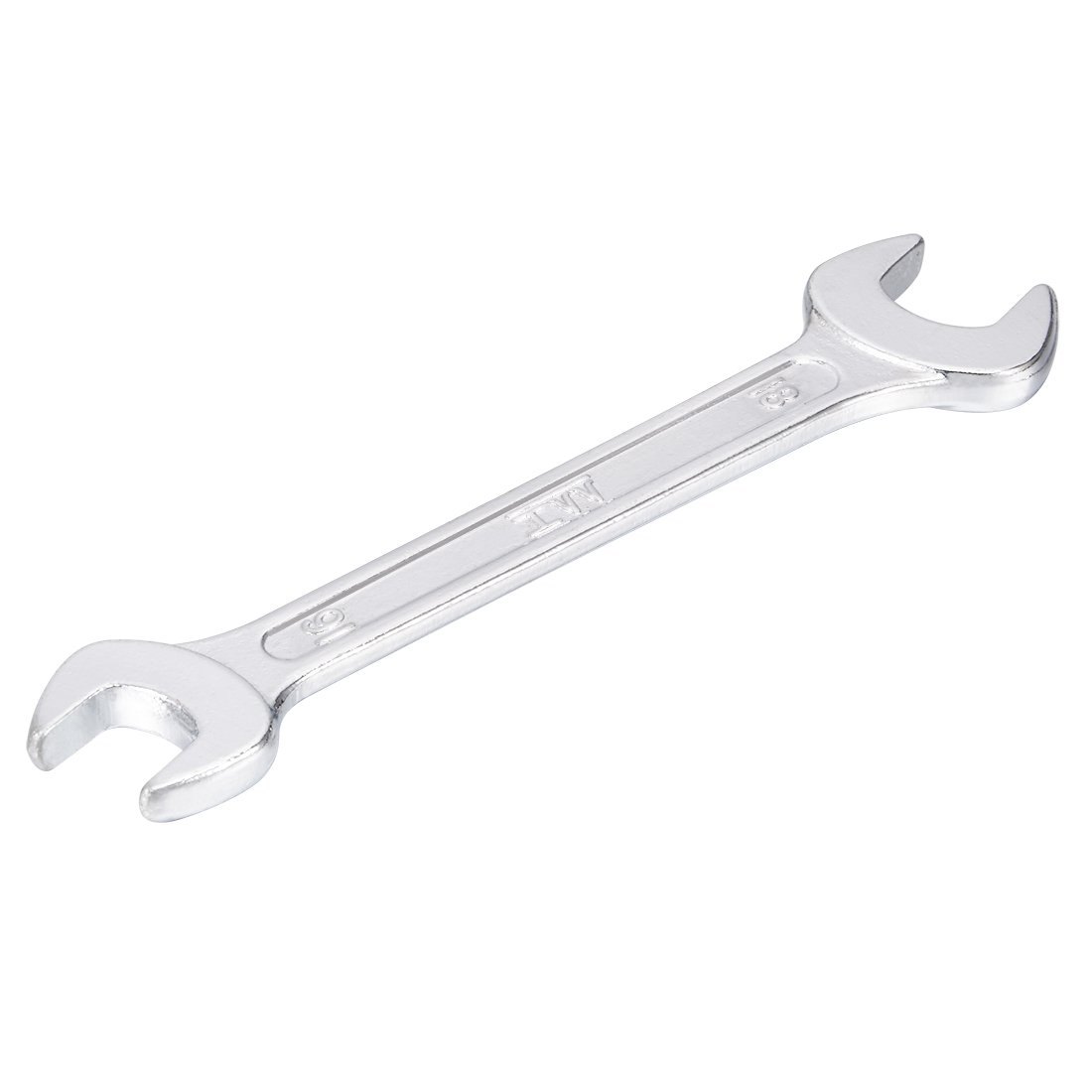 Sourcingmap Metric Double Open End Wrench Chrome Plated, 16mm x 18mm