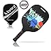 ianoni Graphite Composite Pickleball Paddle Pickleball Racket with Graphite Face & Polymer Honeycomb Core,Balanced Weight,Low Profile Edge,Meets USAPA Specifications (Black)