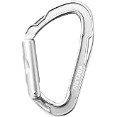EDELRID Mission II Carabiner - Silver Straight Gate | Mission II Carabiner