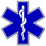 Star of Life medical EMS EMT medics sticker 5
