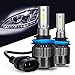 KUYANG H11/H8/H9 LED Headlight Bulbs Conversion Kit, DOT Approved, Single Beam Light Bulbs (High or Low), Halogen Headlight Replacement, COB Chips-6000LM 6000K Xenon White (2 Pack)