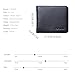 FlyHawk Italian Cowhide Men's RFID Blocking Genuine Leather Bifold Wallet, Mini-rfid Blocking-classic-black, One Size