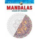 Creative Haven Mandalas Color by Number Coloring Book (Adult Coloring)