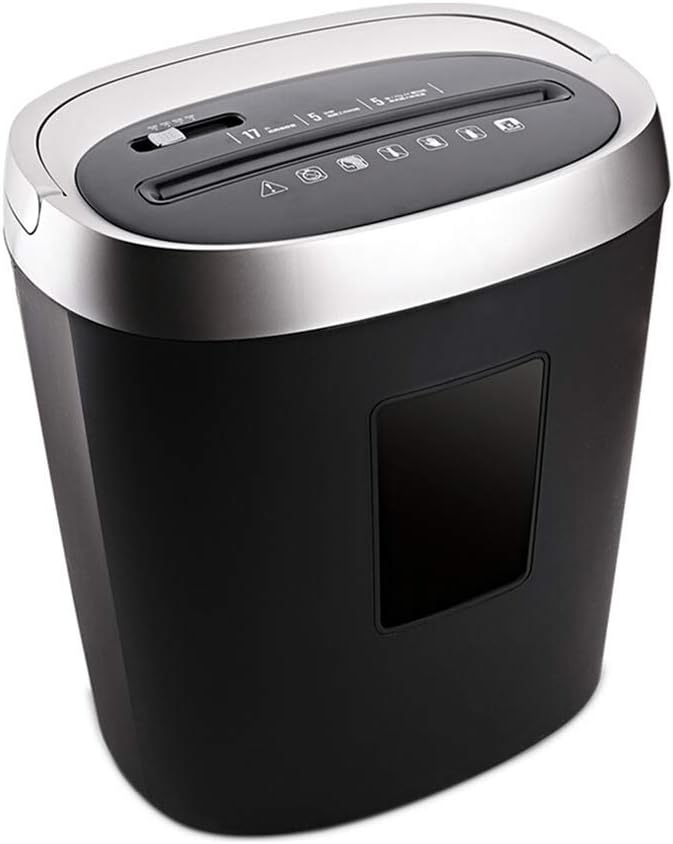 GOHHK Office Paper Shredder Cross Cut Paper Shredder Small Mini Mute