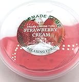 Handmade Slime Cream Cheese type Strawberries and cream scented 8 oz container