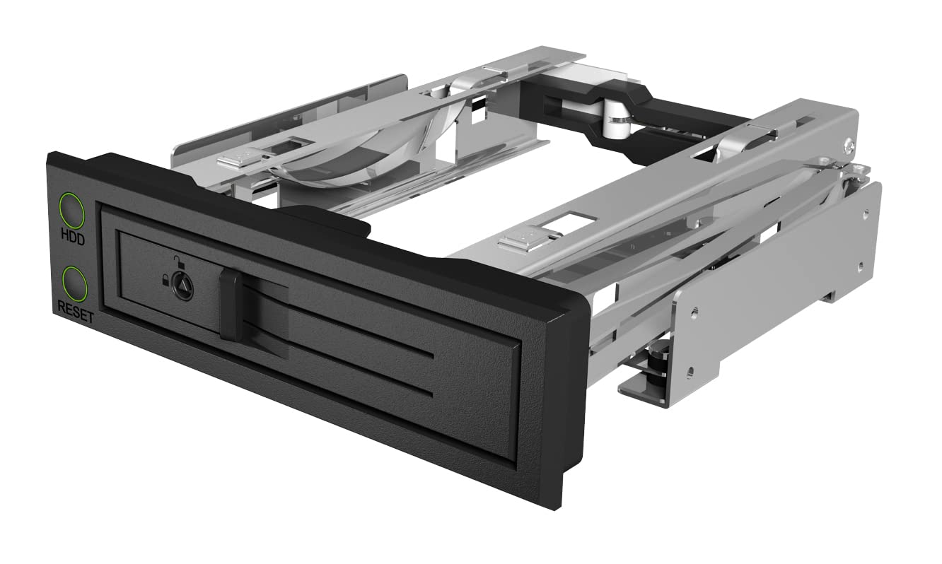 Icybox IB-166SSK Trayless Mobile Rack for 3.5-Inch SATA/SAS HDD