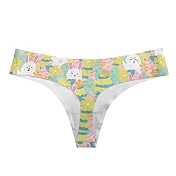 Coloranimal Happy Easter Bunny Thong Underwear Cute