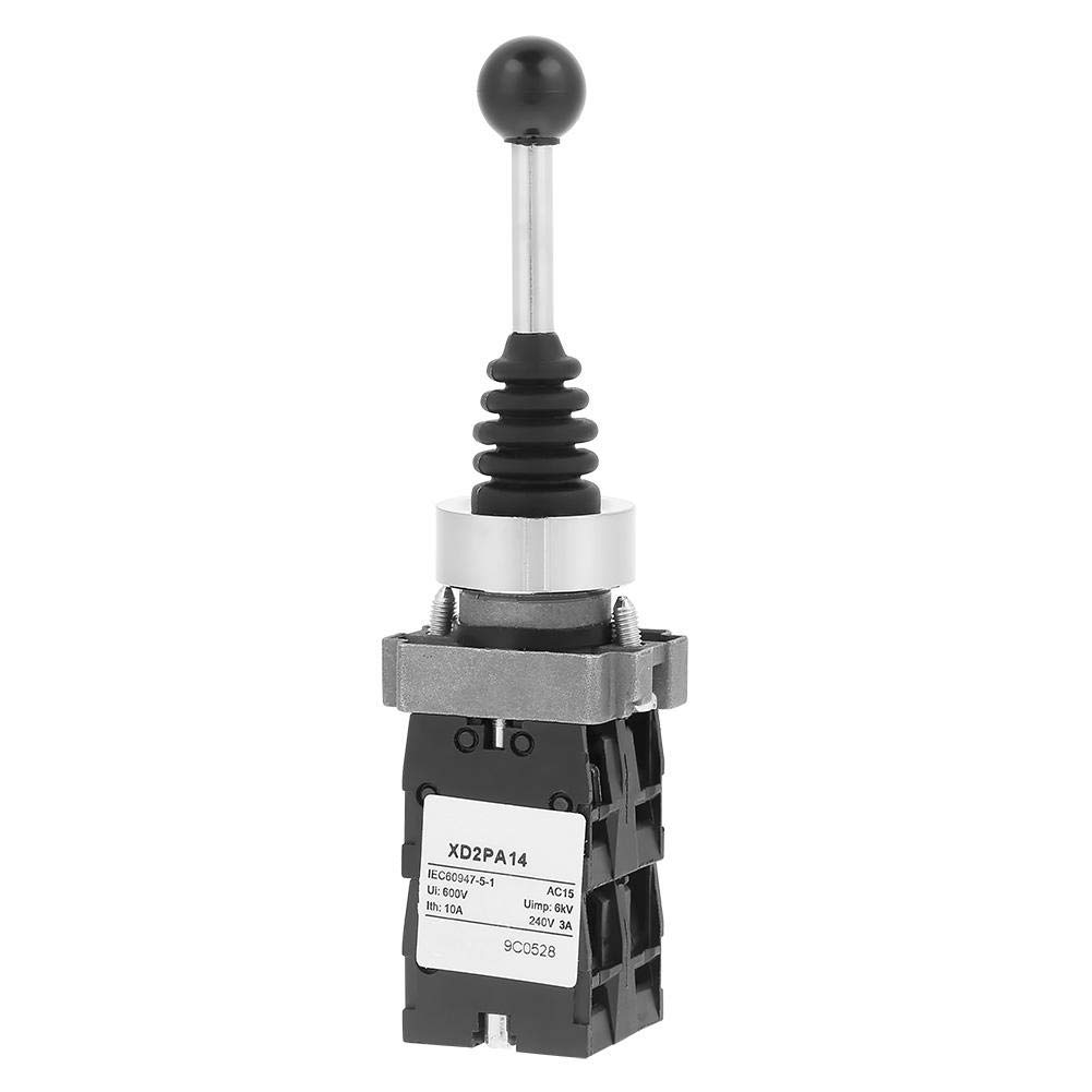 Momentary Joystick Switch, Joystick Thumb Sticks Replacements, XD2PA14 4NO 4-position Locked Latching Joy Stick Joystick Switchs
