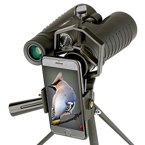 LANDOVE Smartphone Adapter Mount for Spotting Scope Telescope Microscope Binocular Monocular - Adapter for Eyepiece Diameter 32mm to 62mm - for Phone Sony Samsung Moto Note Etc(Big Type)