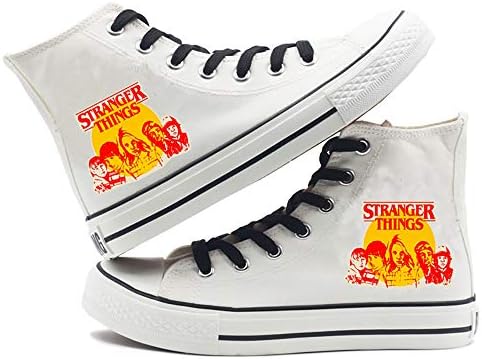 Stranger Things Unisex Canvas Shoes Hi-Top Lace-up Fashion Sneaker-1
