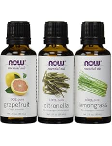 3-Pack Variety of NOW Essential Oils: Mosquito Repellent...