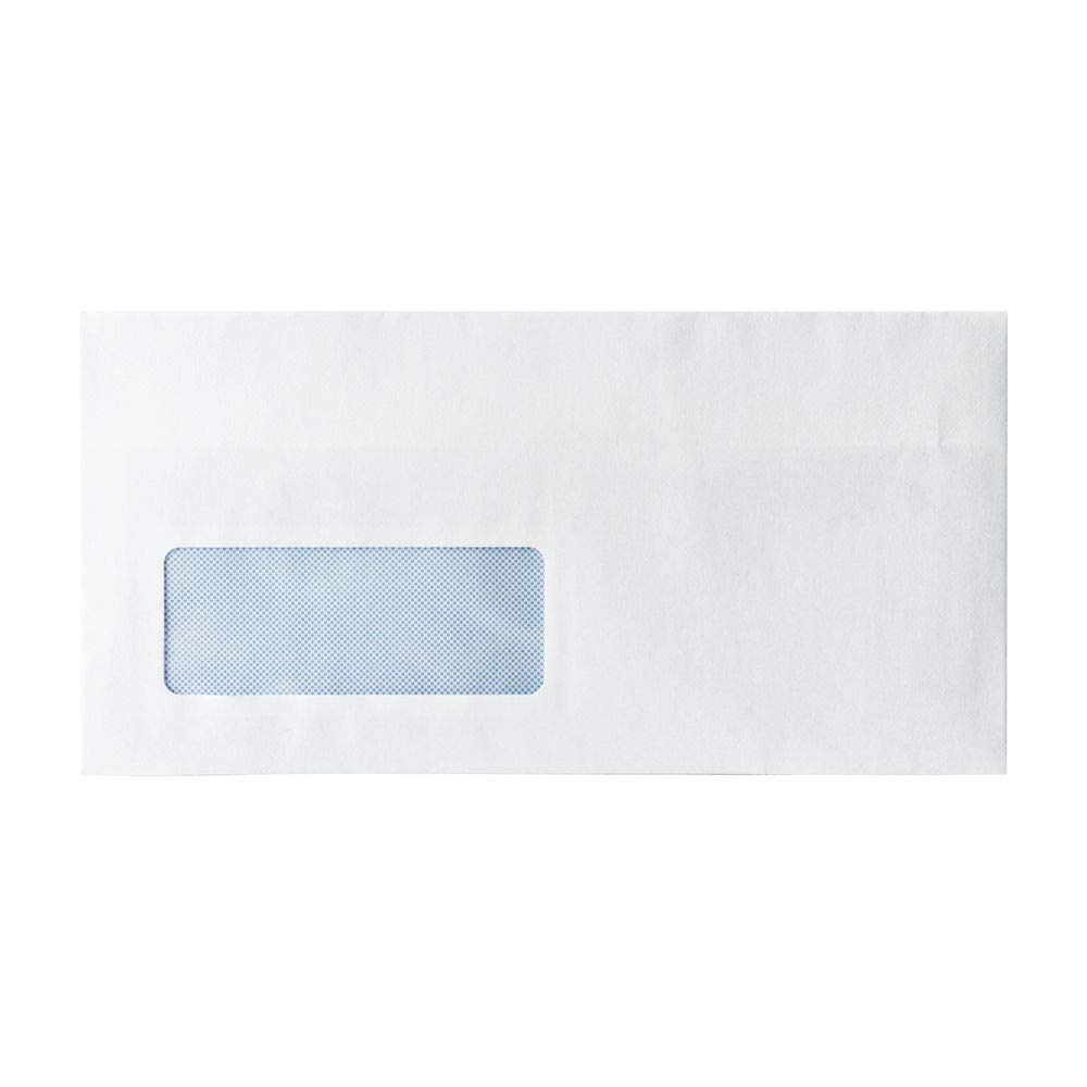 Whitebox 80gsm DL Window Self Seal Envelope - White (Pack of 1000)
