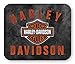 Harley-Davidson H-D Bar & Shield Rockers Mouse Pad, Thin Black Neoprene MO28366