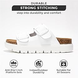 Project Cloud Genuine Leather Platform Sandals