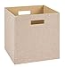 ClosetMaid 7114 Decorative Fabric Storage Bin, Tan