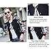 Women's Floral Print Baseball Bomber Jacket Varsity Coat Short Button Closure Outwear Top