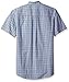 Arrow Men's Big and Tall Hamilton Poplins Short Sleeve Button Down Plaid Shirt