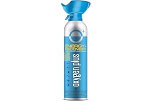 Oxygen Plus – O+ Biggi | Portable Oxygen Can | 99.5% Pure O2 | Natural Wellness Supplement to Boost Energy & Recovery | 50+ Uses Per 11 Liter Canister