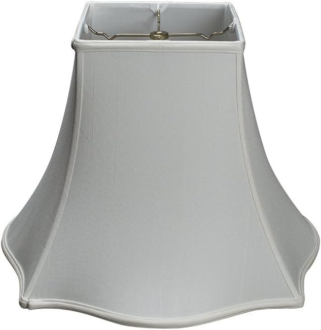 white bell lamp shade