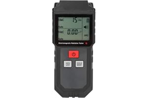 Chiwe Geiger Counter, Professional Nuclear Radiation Detector, Electromagnetic Field Radiation Detector X-ray Tester, Nuclear Radiation Contamination Detector, LCD Data Display