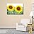 Canvas Prints Wall Art - Sunflowers Blossom | Modern Wall Decor/Home Decoration Stretched Gallery Canvas Wrap Giclee Print & Ready to Hang - 32" x 48"