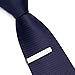 Foryee 3 Pc Set 1.9 Inch Skinny Tie Bar Clip - Silver,Black,Gold