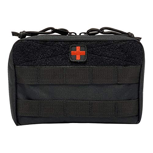 HSD Tactical Family First Aid Kit Admin EMT Medical IFAK Utility MOLLE Pouch (Black)