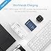 BESTEK [Pure Sine Wave] BESTEK Travel Adapter Converter Combo, 220V to 110V Voltage Converter 4.2A Dual Smart USB UK/AU/US/EU Worldwide Plug