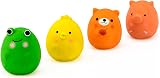 CHIWAVA 4Pcs 2.4 Squeak Latex Puppy Toy Assorted Color Small Dog view 3