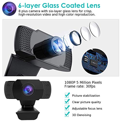 Webcam-with-Microphone-1080P-HD-Streaming-USB-Computer-Webcam-Camera-Plug-and-Play-30fps-for-PC-Laptop-Desktop-Mac-Video-Conferencing-Calling-Gaming-Skype-YouTube-Zoom-Facetime-by-Lantoo