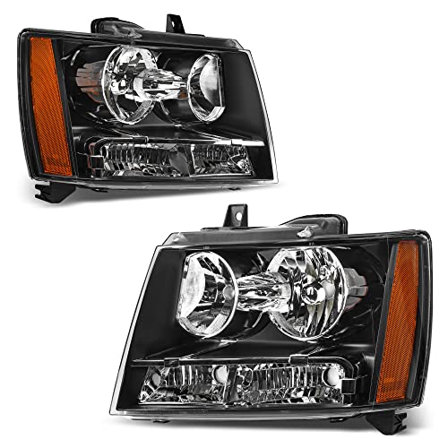 AUTOSAVER88 Headlights Assembly Compatible with 2007-2013 Chevy Avalanche /07-1…