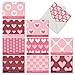 The Best Card Company - 10 Boxed Valentine Note Cards with Envelopes - Loving, Heartfelt Assorted Greeting Cards for Valentine's Day (4 x 5.12 Inch) - Heartfelt M3058VDG-B1x10
