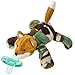 Mary Meyer Gift Boxed WubbaNub Soft Toy and Infant Pacifier, Little Camo Fox