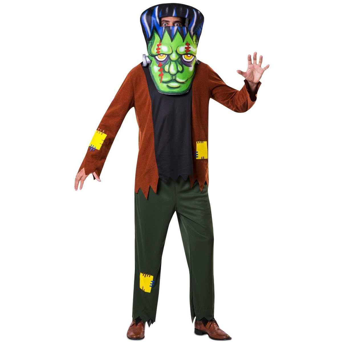 My Other Me Men's Frankenstein Head Costume M/L