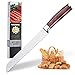 Serrated Bread Knife 8 Inch - High Carbon Ultra Sharp Stainless Steel Kitchen Knife with Wood Handle,for Cutting Crusty Breads Cake by Moone (New)