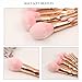 Rose Gold Makeup Brushes 10 Pcs Unicorn Brushes Makeup Set Eye Brush With Silky Soft Bristles For Bronzer Powder Concealer Foundation