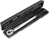 EPAuto 3/8-Inch Drive Click Torque Wrench, 10 ~ 80 ft./lb., 13.6 ~ 108.5 N/m