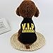 Howstar Pet Shirt, VIP Printed T Shirts Dogs Summer Vest Puppy Pet Clothing Apparel (M, Black)
